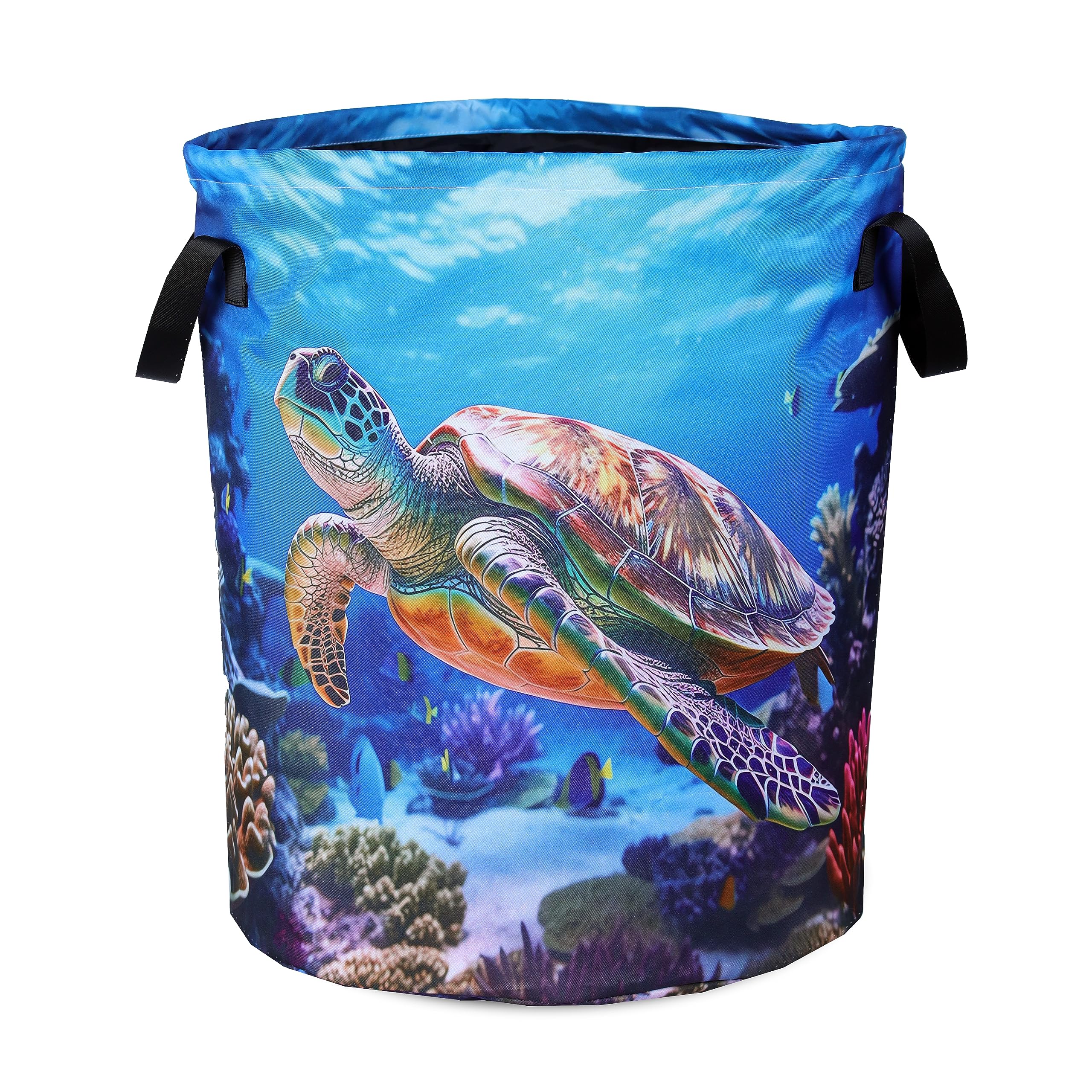 Basketball Texture Laundry Basket Ball Foldable Waterproof Oxford Cloth Funny Tote Bag Laundry Hamper Clothes Storage Bucket Toy Organizer For Bathroom/Laundry Storage/Bedroom 17.7x13.7 Inch